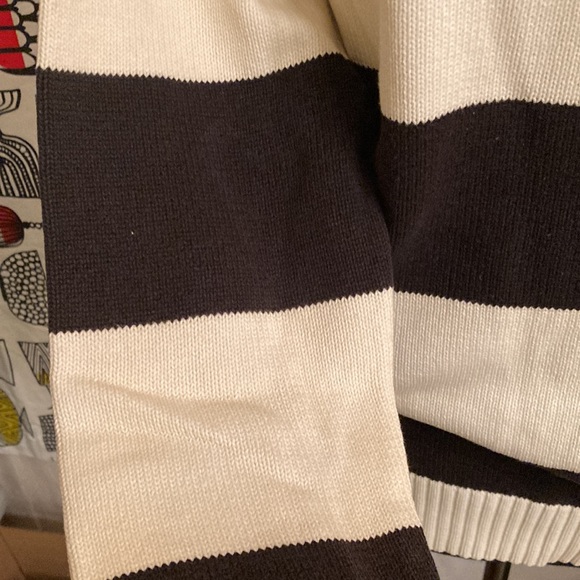 Vintage Ralph Lauren Black/White Cotton Sweater - Picture 9 of 11